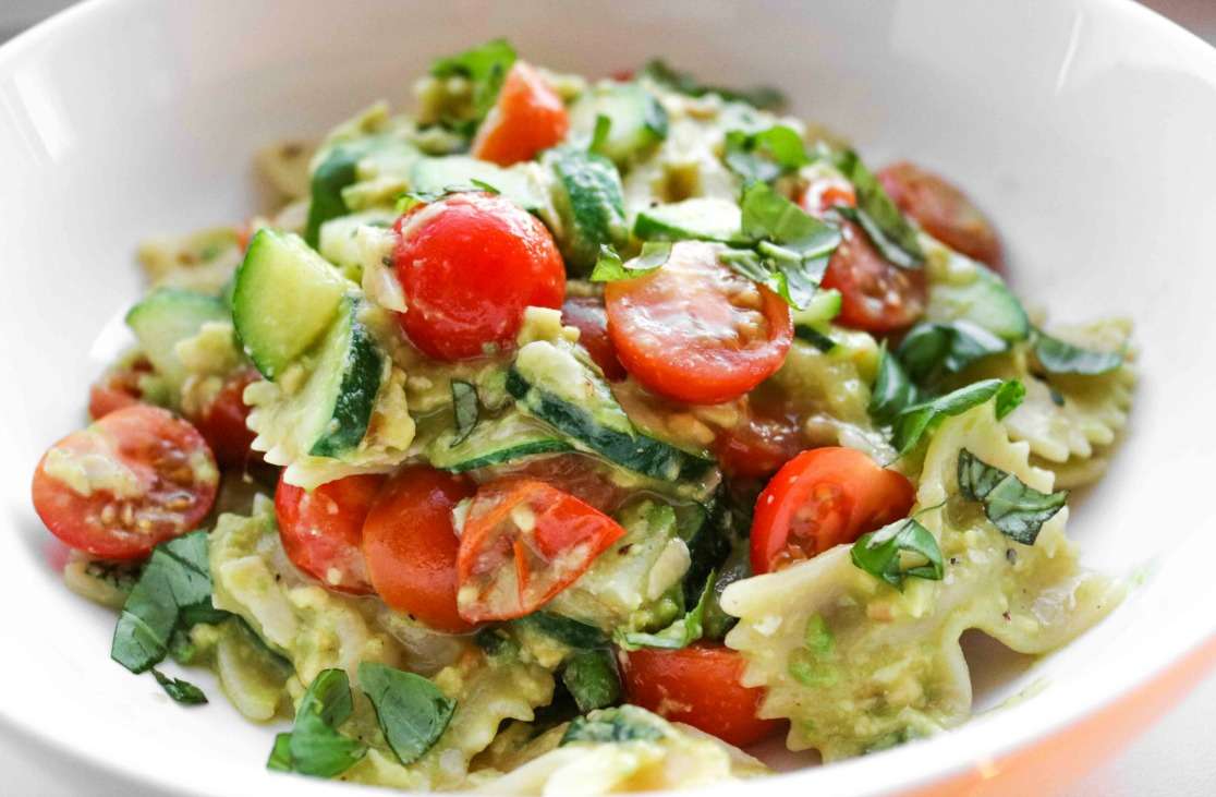 Avocado vlinderpasta