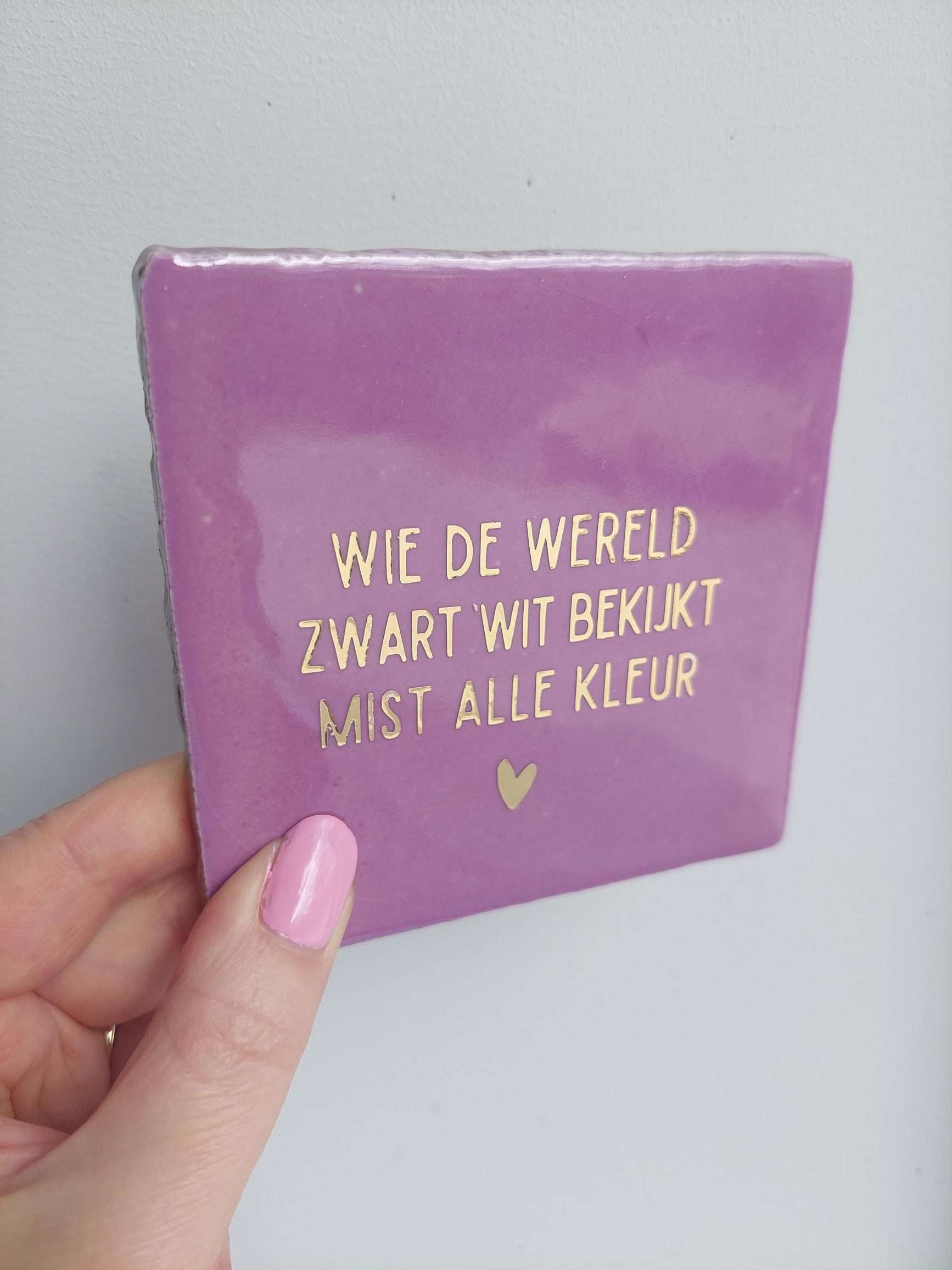 Keramieken tegeltje Woondecoratie Tekst op tegel Interieuraccessoires Decoratieve tegel Woontextiel Tegel met boodschap Keramische decoratie Muurdecoratie Tegeltje met spreuk